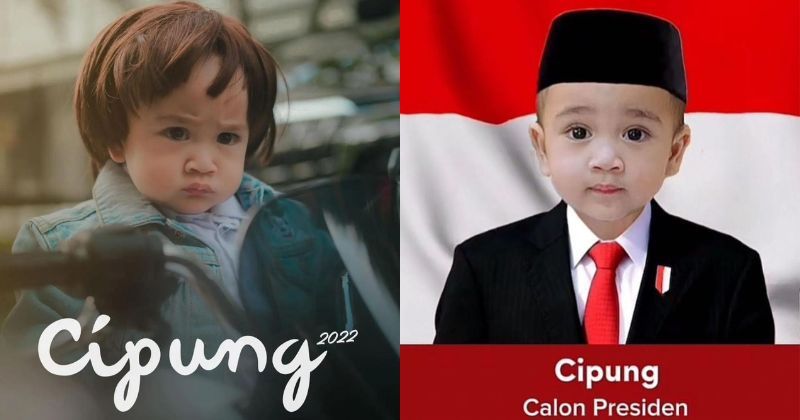 8 Editan Foto Rayyanza Yang Viral Meme Cipung Jadi Capres